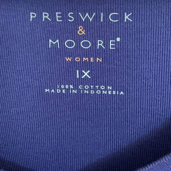Preswick & Moore Quarter Sleeve Top - Picture 3 of 4